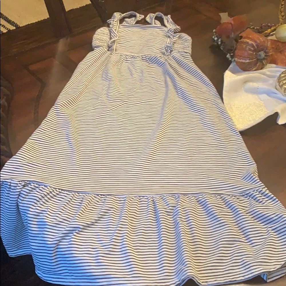 Girls M 7/8 Knit Striped Maxi Dress by Cat & Jack